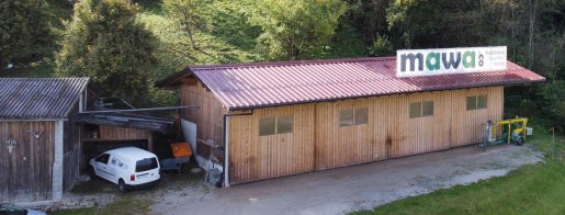 nahaufnahme der mawa Lagerhallen